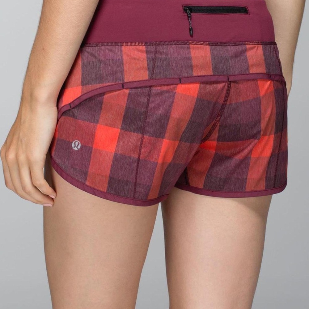 lululemon athletica Red Athletic Shorts